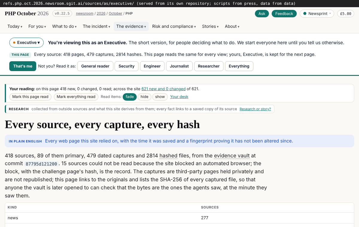 refs serving its sources page, with its scripts from the press and its data from the data API